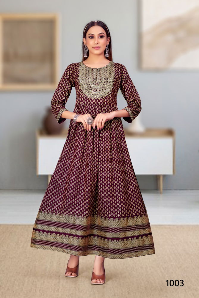 Jinesh Nx Mitali Fancy Wear Wholesale Anarkali Kurti Catalog
